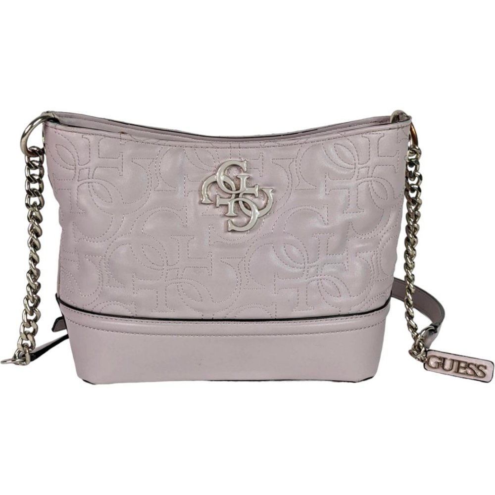 GUESS New Wave Small Hobo in Moonstone Nude Light Pink